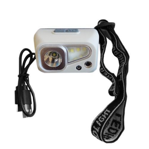 Фонарь налобный SH-S4-XPE+3SMD, Motion Sensor, встроенный аккумулятор, ЗУ Type-C 9655 фото
