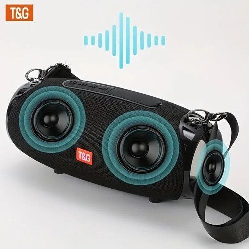 Bluetooth-колонка TG534, з функцією speakerphone, радіо, black 10053 фото