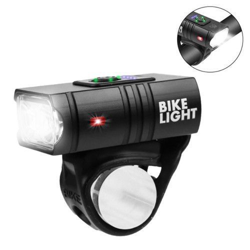 Велофонарь BK-01Pro-XPE ULTRA LIGHT, ALUMINUM, индикация заряда, Waterproof, аккум., ЗУ micro USB 8066 фото
