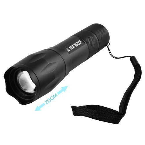 Ліхтар Police 1831-T6+COB, ЗП micro USB, вбудований акумулятор, zoom, ремінець 6054 фото
