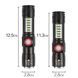 Фонарь SY-1903C-P50+SMD+RGB Alarm, ЗУ USB, zoom, встроенный аккумулятор, ремешок на руку 8754 фото 3