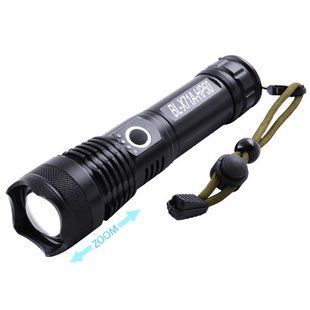 Ліхтар Police X71A-HP50 акумуляторний, LED, zoom, індикація заряду, microUSB, Box 7625 фото