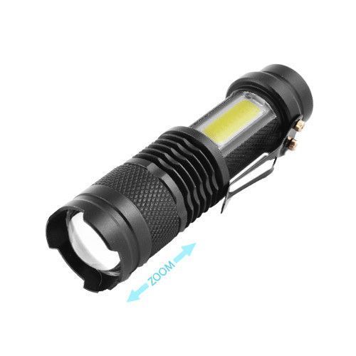 Ліхтар Police 525/8468-XPE+COB, Li-Ion акум., zoom, ЗП microUSB 6045 фото