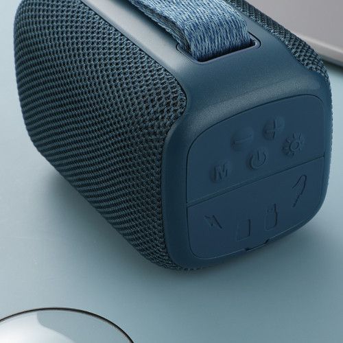 Bluetooth колонка TG339 з RGB підсвічуванням, FM-радіо та speakerphone, 12 Вт, Blue 9942 фото