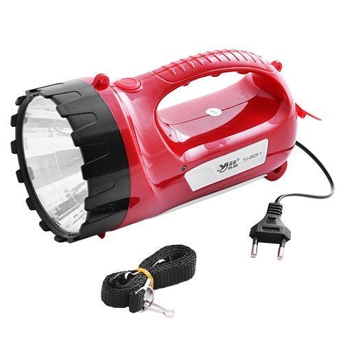 Фонарь переносной Luxury 2820, 1W+15LED, ЗУ 220V, встроенный аккумулятор (Yajia) 276 фото