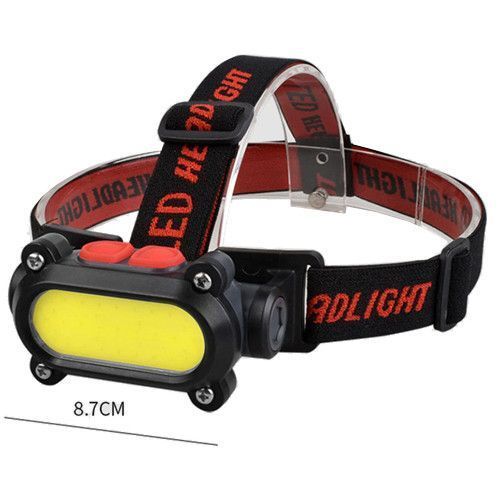 Фонарь налобный BL-209-COB (white+red), Li-Ion аккумулятор, Waterproof, ЗУ Type-C 8887 фото