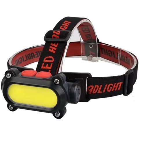 Фонарь налобный BL-209-COB (white+red), Li-Ion аккумулятор, Waterproof, ЗУ Type-C 8887 фото