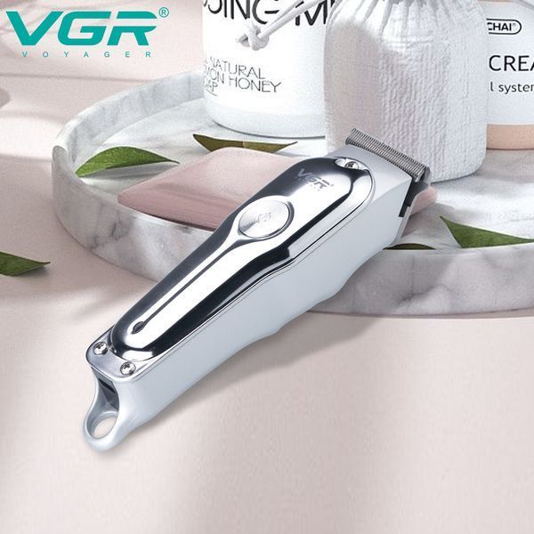 Триммер VGR V-071 &mdash; 3 насадки, компактный, аккумуляторный, для бороды и усов 9846 фото