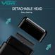 Електробритва VGR V-390 BLACK - шейвер з висувним триммером, подвійні леза, USB заряджання, LED дисплей 9864 фото 6