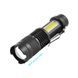 Ліхтар Police 525/8468-XPE+COB, Li-Ion акум., zoom, ЗП microUSB 6045 фото 2