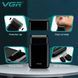 Електробритва VGR V-390 BLACK - шейвер з висувним триммером, подвійні леза, USB заряджання, LED дисплей 9864 фото 3