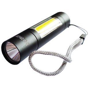 Ліхтар BL-510/1501-XPE+COB акумуляторний, LED, microUSB, Box 7438 фото