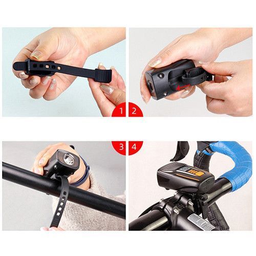Велосипедний ліхтар BC23Pro-XPE ULTRA LIGHT, AUTOLIGHT SENSOR, індикація заряду, ipx6 Waterproof, анти розряд, 8063 фото