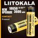 Аккумулятор LiitoKala 36S-JT 18650, 3600mAh, оригинал (Li-ion батарея 3.7В для фонарей и электроники) 11041 фото 4