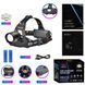 Фонарь налобный night vision fluorescence SY-8086-PM10-TG, сигнальный свет, ЗУ Type-C, zoom 10168 фото 1