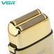 Електробритва VGR V-338 GOLD, шейвер, вологостійка, додаткова насадка, LED дисплей 11290 фото 4