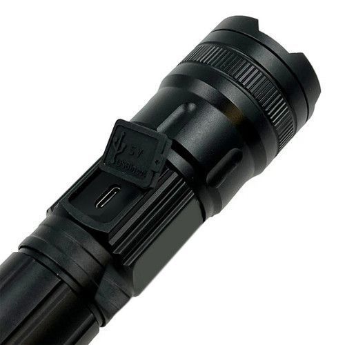 Фонарь BL-6525-GT100, 1x18650, zoom, ЗУ Type-C 9099 фото