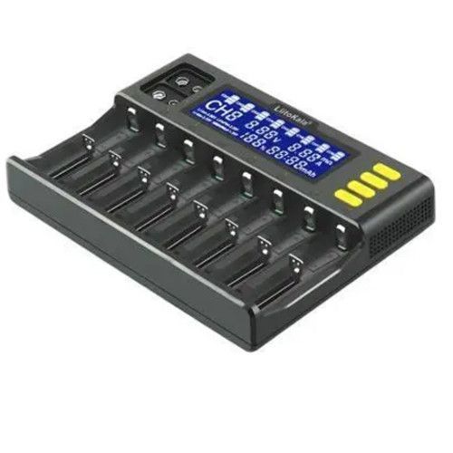 LiitoKala Lii-S8 зарядний пристрій на 8 каналів для AA, AAA, 18650, 26650, 21700 Li-ion, LiFePo4, Ni-Mh 9336 фото