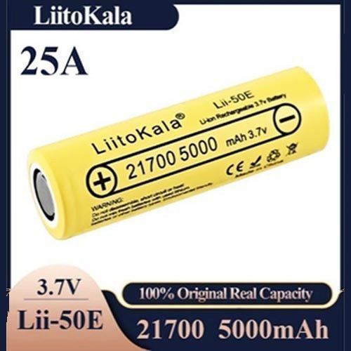 Аккумулятор 21700, LiitoKala Lii-50E, 5000mAh 9309 фото