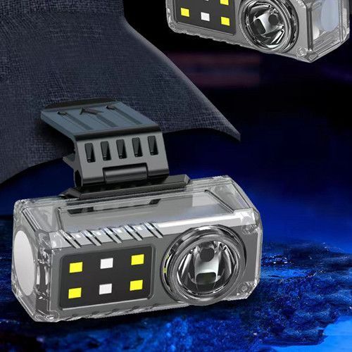 Ліхтар налобний YJ-A06-LED+6SMD(RGB), Motion Sensor, Li-Ion акумулятор, ЗУ Type-C, кліпса, магніт 10601 фото