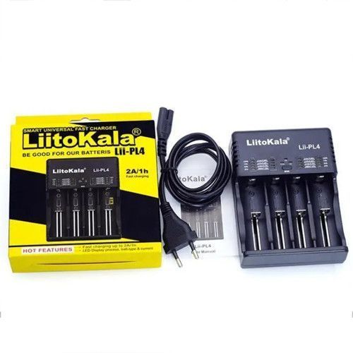 Зарядний пристрій LiitoKala Lii-PL4, 4x10440 /14500 /16340 /17335 /17500 /17670 /18490 /18650/ 22650 9177 фото