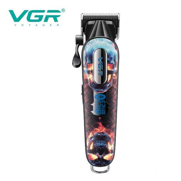 Машинка для стрижки VGR V-279 RED, 6 насадок, 9000 об/мин, 2500 mAh, LED дисплей, аккумуляторная 11167 фото