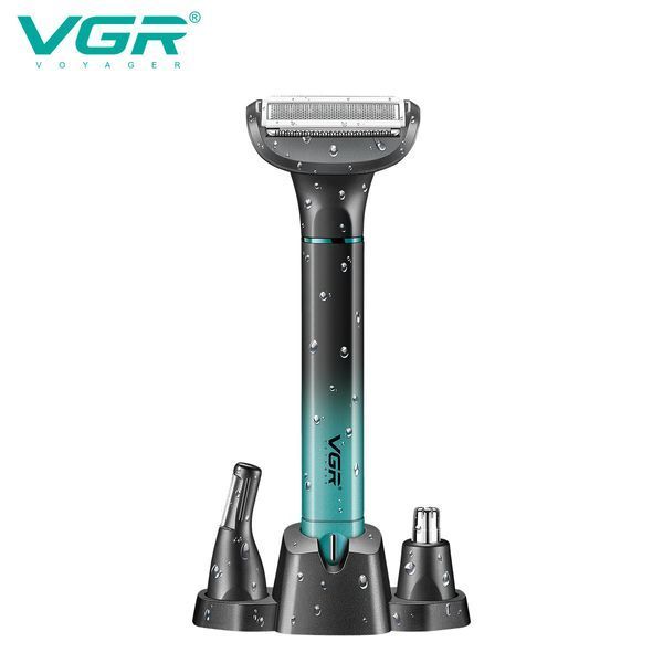 VGR V-625 - тример 3 в 1 для носа, обличчя та тіла з вологозахистом IPX5 11200 фото