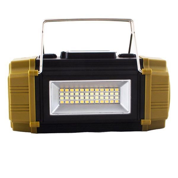 Ліхтар переносний LS-228-LED (білий+червоний+синій+жовтий), акумуляторний, power bank, сонячна панель, Type-C 10779 фото