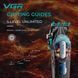 Машинка для стрижки VGR V-279 RED, 6 насадок, 9000 об/мин, 2500 mAh, LED дисплей, аккумуляторная 11167 фото 4