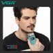 Електробритва VGR V-357 GREEN 3-в-1: шейвер, висувний триммер та 2 насадки, вологозахист IPX6, LED дисплей 9835 фото 4