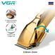 Акумуляторна машинка для стрижки VGR V-280 GOLD, 6 насадок, LED дисплей 11293 фото 6