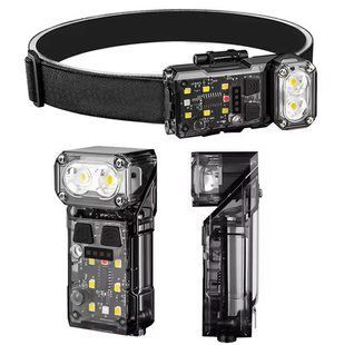 Ліхтар налобний X52-2LED+6SMD(RGB), Motion Sensor, індикація заряду, Li-Ion акумулятор, ЗУ Type-C 10605 фото
