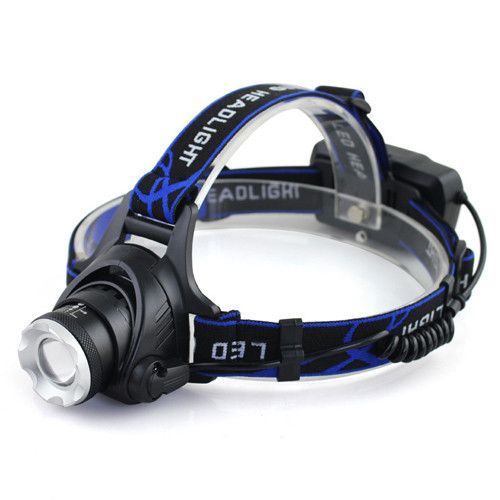 Фонарь налобный V9-XPE+UV, ЗУ microUSB, zoom 10111 фото