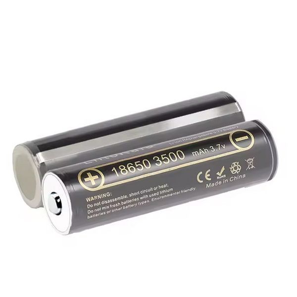 Акумулятор LiitoKala 35A-PCB 18650, 3500mAh, із захистом, оригінал (Li-ion батарея 3.7В для ліхтарів та електроніки) 11033 фото