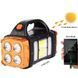 Ліхтар переносний HB-2678-25W+2COB, power bank, Li-Ion акум., сонячна батарея, ЗП microUSB 8982 фото 1