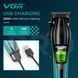 Машинка для стрижки VGR V-273 GREEN, 6 насадок, 8000 об/мин, 3000 mAh, LED дисплей, аккумуляторная 11164 фото 5