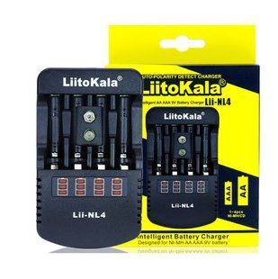 Зарядное устройство LiitoKala Lii-NL4, 4x-AA, AAA, 9V battery Li-Ion, NiMH 9176 фото
