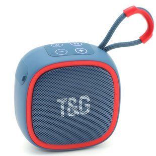 Bluetooth колонка TG659 с FM-радио и speakerphone, 15 Вт, Blue 9976 фото