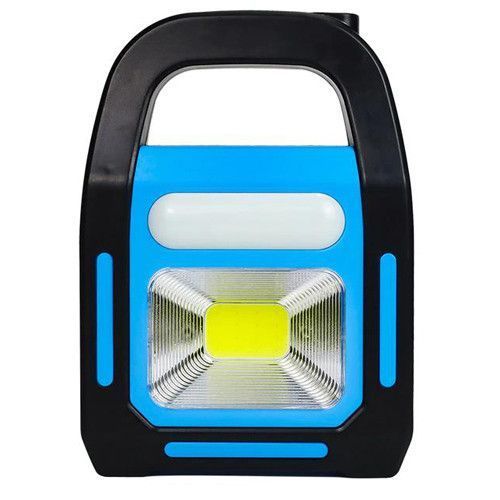Фонарь кемпинг переносной HB-9707A-1LED+COB+LED, power bank, Li-Ion аккум., солнечная батарея, ЗУ microUSB 9143 фото