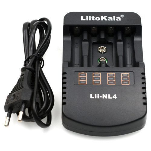 Зарядное устройство LiitoKala Lii-NL4, 4x-AA, AAA, 9V battery Li-Ion, NiMH 9176 фото