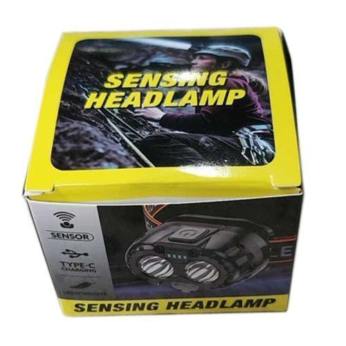 Фонарь налобный 666-2XPL, Motion Sensor, индикация заряда, Li-Ion аккумулятор, ЗУ Type-C 10230 фото