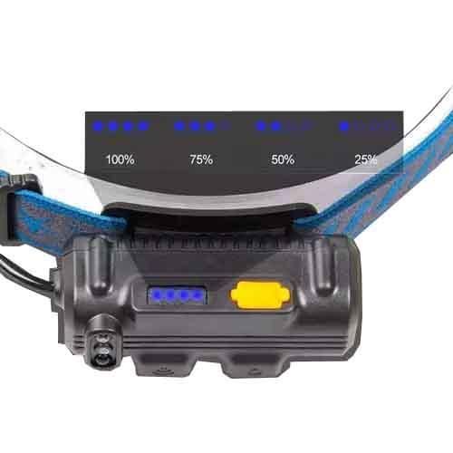 Фонарь налобный BL-W690-2-SMD (white+red), Motion Sensor, Li-Ion аккум., ЗУ Type-C 8984 фото