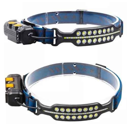 Фонарь налобный BL-W690-2-SMD (white+red), Motion Sensor, Li-Ion аккум., ЗУ Type-C 8984 фото