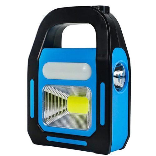 Фонарь кемпинг переносной HB-9707A-1LED+COB+LED, power bank, Li-Ion аккум., солнечная батарея, ЗУ microUSB 9143 фото