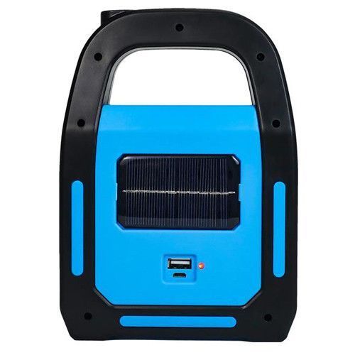 Фонарь кемпинг переносной HB-9707A-1LED+COB+LED, power bank, Li-Ion аккум., солнечная батарея, ЗУ microUSB 9143 фото