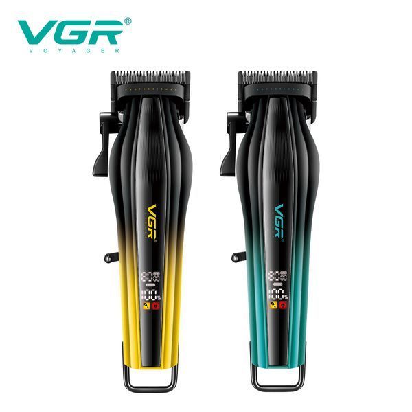 Машинка для стрижки VGR V-273 GOLD, 6 насадок, 8000 об/мин, 3000 mAh, LED дисплей, аккумуляторная 11165 фото