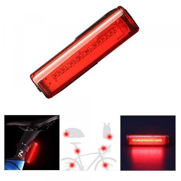 Велофонарь STOP + Security маячoк T15-16NANO LED red, аккум., ЗУ micro USB 8075 фото