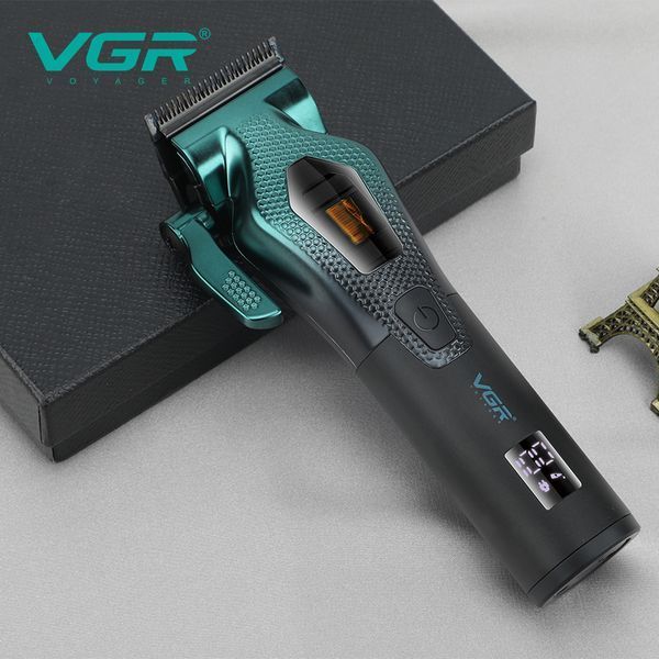 Аккумуляторная машинка для стрижки VGR V-271, VECTOR MOTOR 8000&ndash;11000 RPM, 6 насадок, LED дисплей 11294 фото
