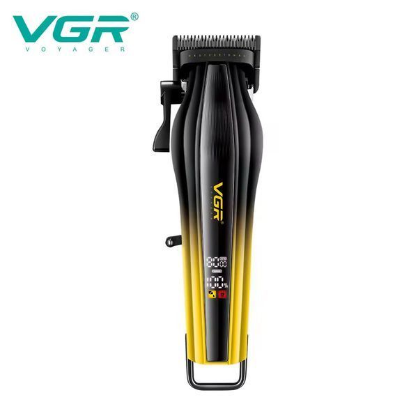 Машинка для стрижки VGR V-273 GOLD, 6 насадок, 8000 об/мин, 3000 mAh, LED дисплей, аккумуляторная 11165 фото