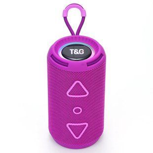 Bluetooth колонка TG656 с RGB подсветкой, FM-радио и speakerphone, 15 Вт, Purple 9970 фото